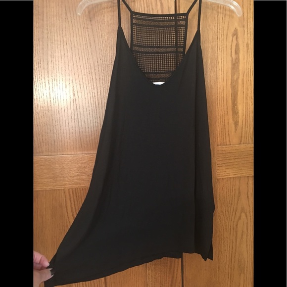 Old Navy Tops - Black lace racer back Tank Top Old Navy